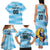 Custom Rugby Argentina Family Matching Tank Maxi Dress and Hawaiian Shirt Pumitas Go Champions