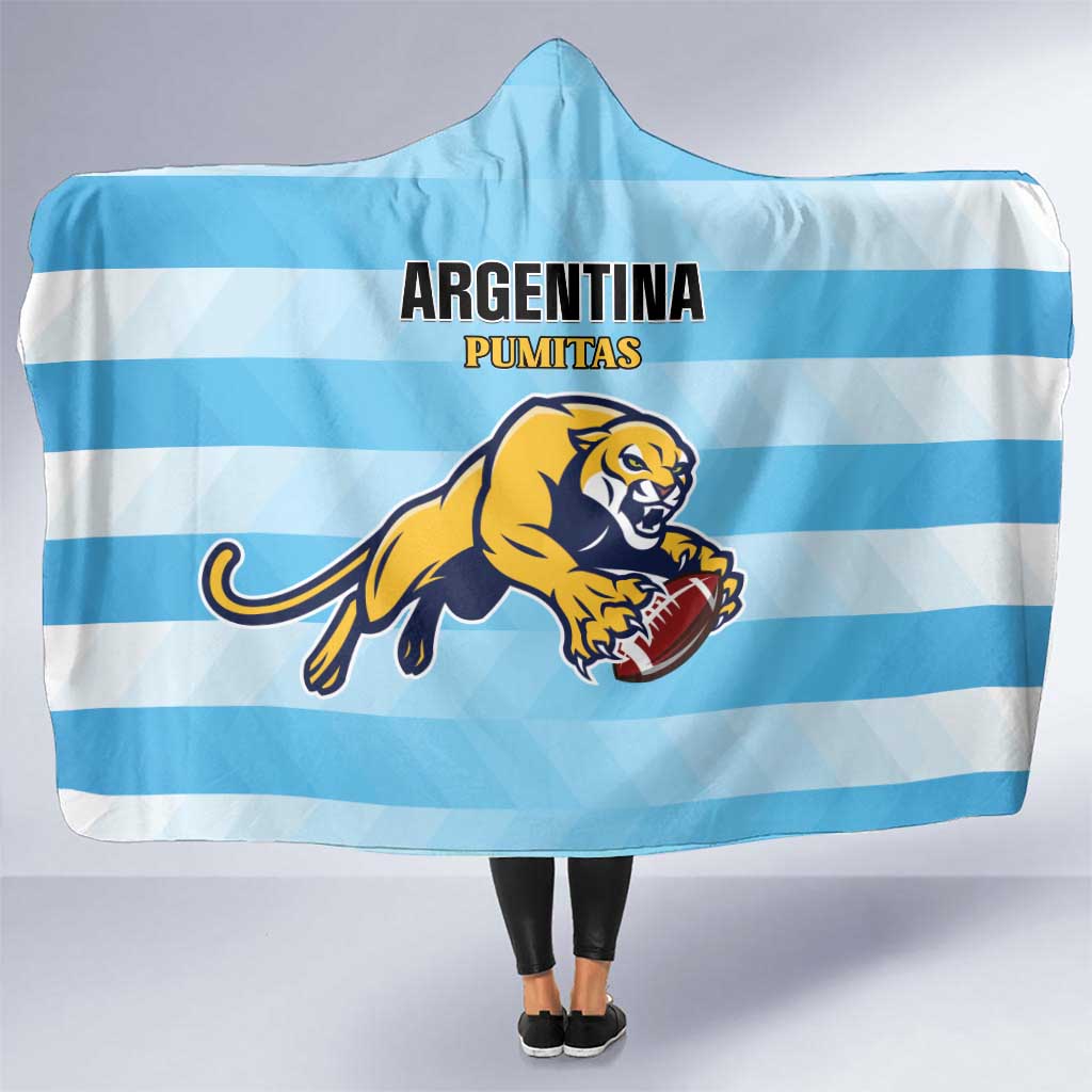 Rugby Argentina Hooded Blanket Pumitas Go Champions