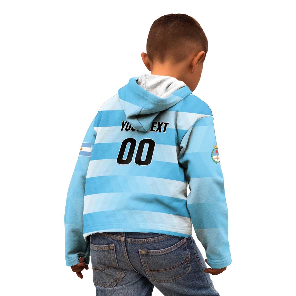 Custom Rugby Argentina Kid Hoodie Pumitas Go Champions