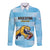 Custom Rugby Argentina Long Sleeve Button Shirt Pumitas Go Champions