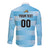 Custom Rugby Argentina Long Sleeve Button Shirt Pumitas Go Champions
