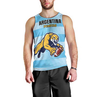 Custom Rugby Argentina Men Tank Top Pumitas Go Champions