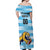Custom Rugby Argentina Off Shoulder Maxi Dress Pumitas Go Champions