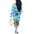 Custom Rugby Argentina Off The Shoulder Long Sleeve Dress Pumitas Go Champions