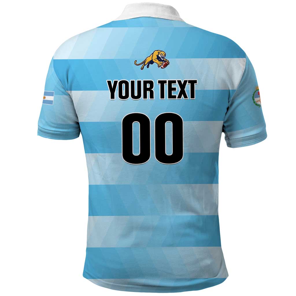 Custom Rugby Argentina Polo Shirt Pumitas Go Champions