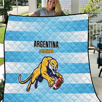 Rugby Argentina Quilt Pumitas Go Champions