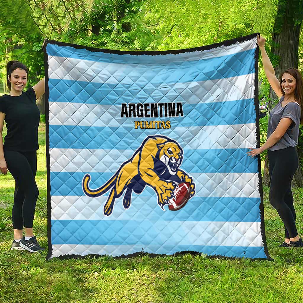 Rugby Argentina Quilt Pumitas Go Champions