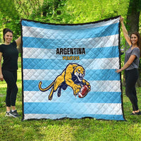 Rugby Argentina Quilt Pumitas Go Champions