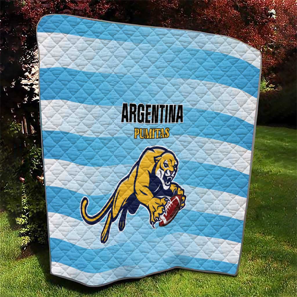 Rugby Argentina Quilt Pumitas Go Champions