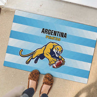 Rugby Argentina Rubber Doormat Pumitas Go Champions