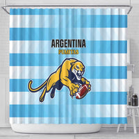 Rugby Argentina Shower Curtain Pumitas Go Champions
