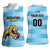 Custom Rugby Argentina Women Sleeveless Polo Shirt Pumitas Go Champions