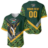 Custom Rugby South Africa Baseball Jersey Baby Boks Go Champions