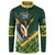 Custom Rugby South Africa Button Sweatshirt Baby Boks Go Champions