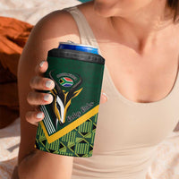 Custom Rugby South Africa 4 in 1 Can Cooler Tumbler Baby Boks Go Champions