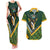 Custom Rugby South Africa Couples Matching Tank Maxi Dress and Hawaiian Shirt Baby Boks Go Champions