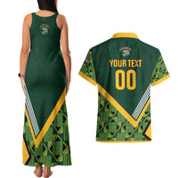 Custom Rugby South Africa Couples Matching Tank Maxi Dress and Hawaiian Shirt Baby Boks Go Champions
