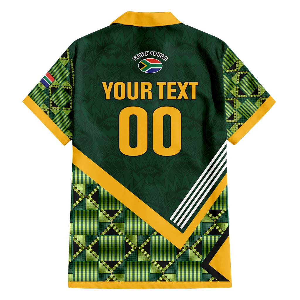 Custom Rugby South Africa Family Matching Long Sleeve Bodycon Dress and Hawaiian Shirt Baby Boks Go Champions