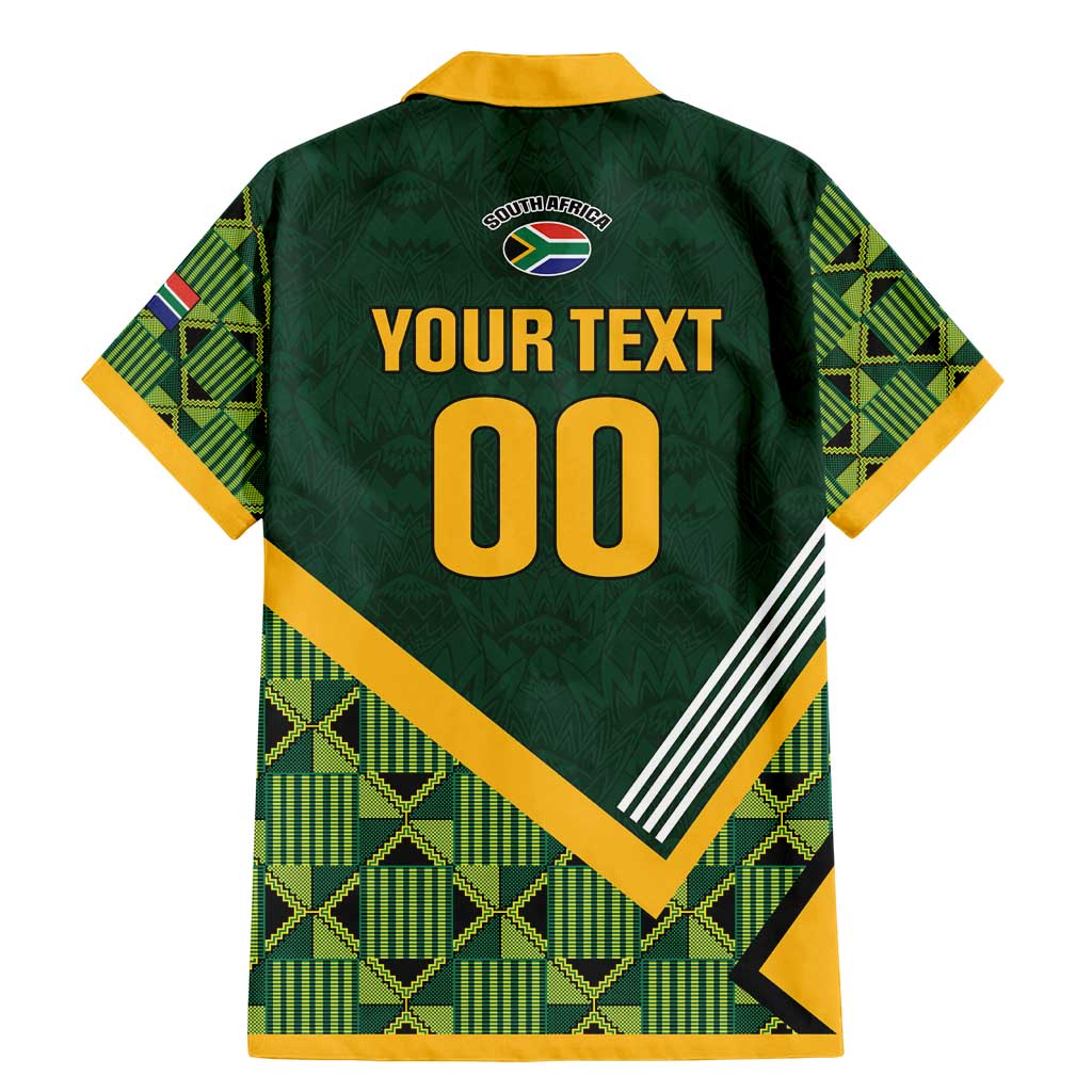 Custom Rugby South Africa Family Matching Mermaid Dress and Hawaiian Shirt Baby Boks Go Champions