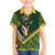 Custom Rugby South Africa Family Matching Off The Shoulder Long Sleeve Dress and Hawaiian Shirt Baby Boks Go Champions