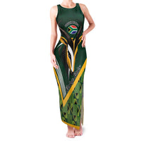 Custom Rugby South Africa Family Matching Tank Maxi Dress and Hawaiian Shirt Baby Boks Go Champions