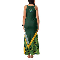 Custom Rugby South Africa Family Matching Tank Maxi Dress and Hawaiian Shirt Baby Boks Go Champions
