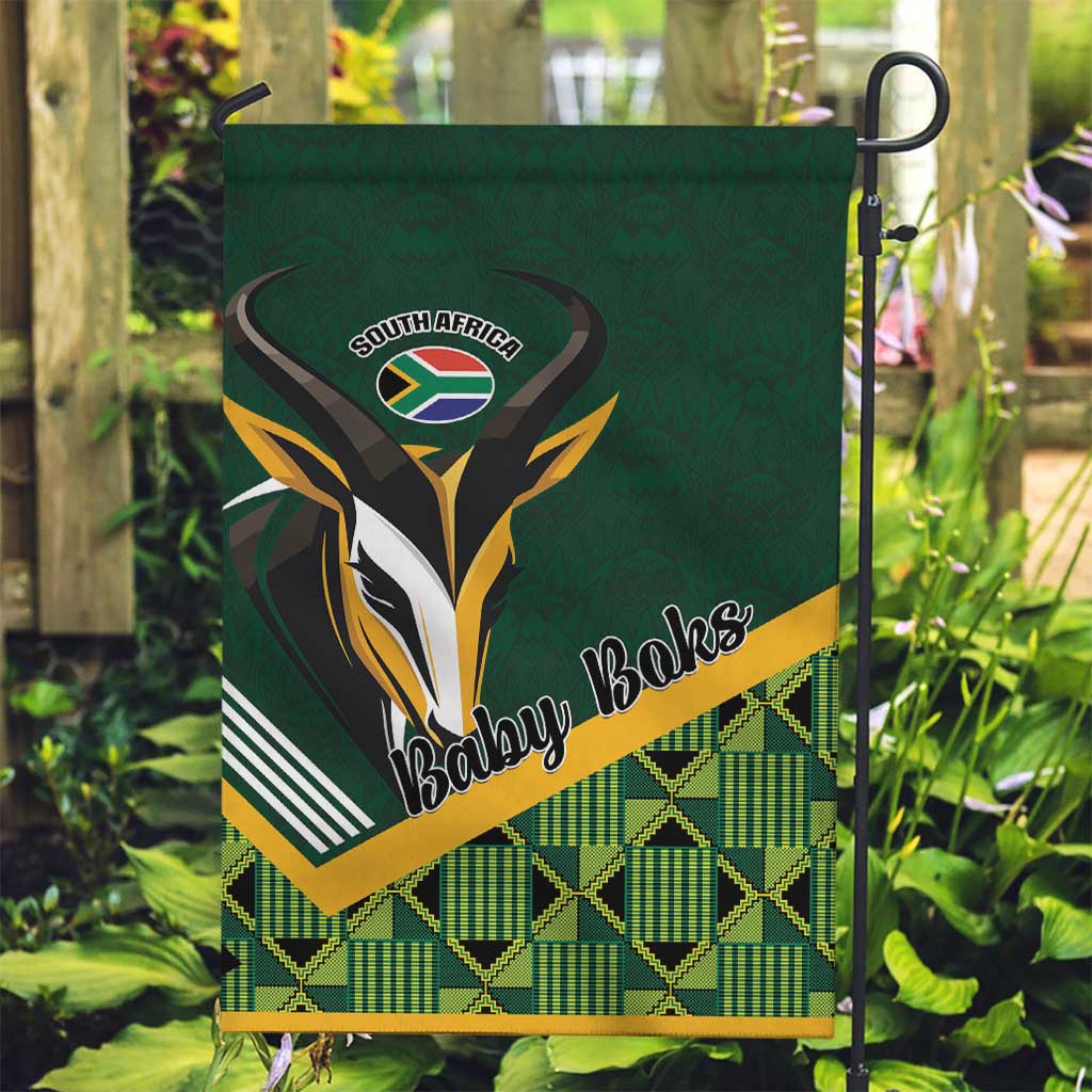 Rugby South Africa Garden Flag Baby Boks Go Champions