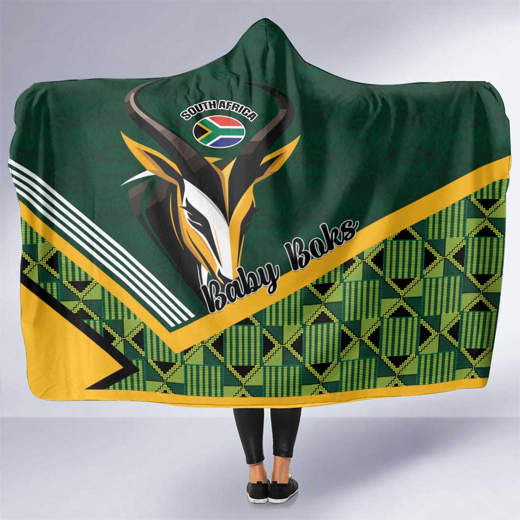 Rugby South Africa Hooded Blanket Baby Boks Go Champions