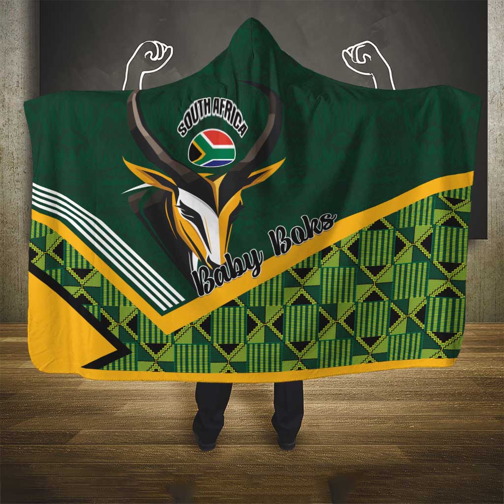 Rugby South Africa Hooded Blanket Baby Boks Go Champions
