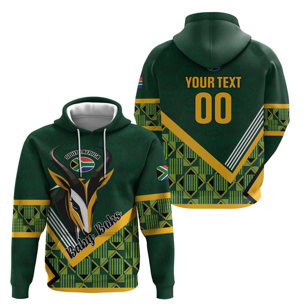 Custom Rugby South Africa Hoodie Baby Boks Go Champions
