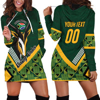Custom Rugby South Africa Hoodie Dress Baby Boks Go Champions