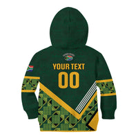 Custom Rugby South Africa Kid Hoodie Baby Boks Go Champions