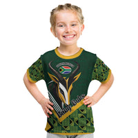 Custom Rugby South Africa Kid T Shirt Baby Boks Go Champions