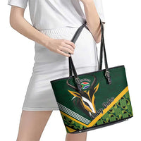 Rugby South Africa Leather Tote Bag Baby Boks Go Champions