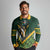 Custom Rugby South Africa Long Sleeve Polo Shirt Baby Boks Go Champions