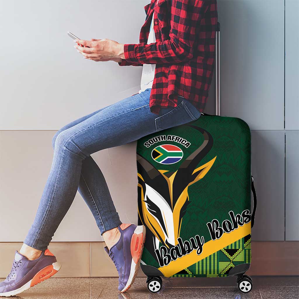 Rugby South Africa Luggage Cover Baby Boks Go Champions
