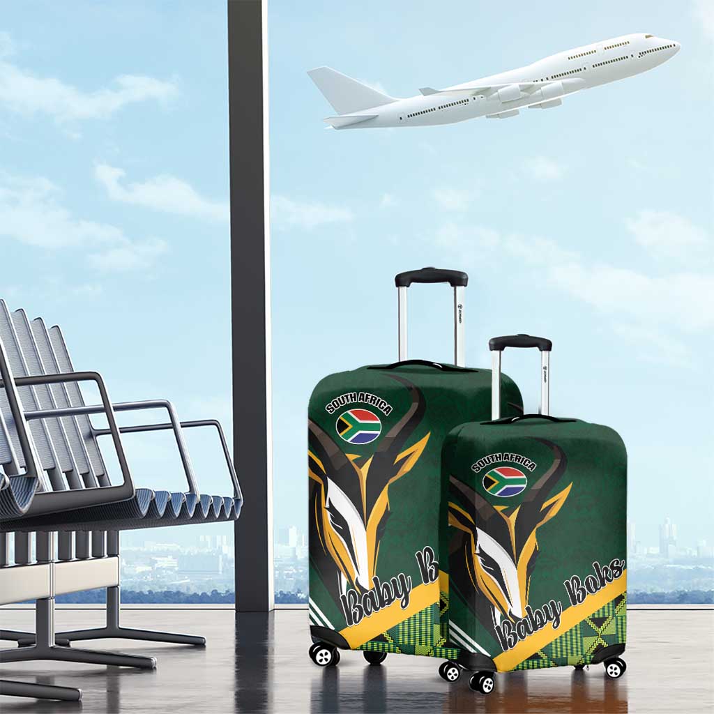 Rugby South Africa Luggage Cover Baby Boks Go Champions