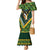 Custom Rugby South Africa Mermaid Dress Baby Boks Go Champions