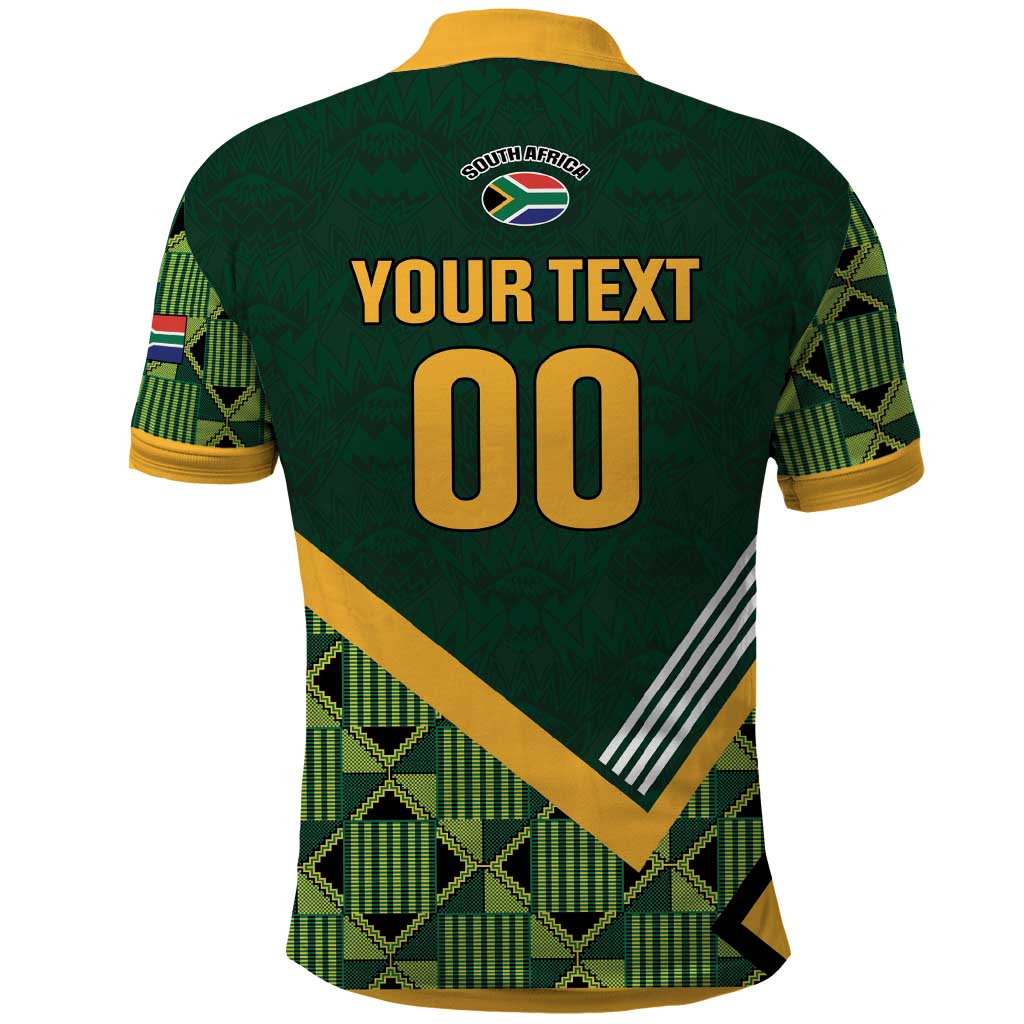Custom Rugby South Africa Polo Shirt Baby Boks Go Champions