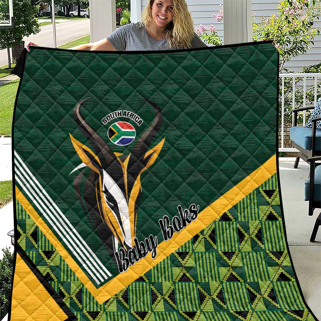 Rugby South Africa Quilt Baby Boks Go Champions