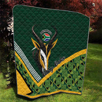 Rugby South Africa Quilt Baby Boks Go Champions