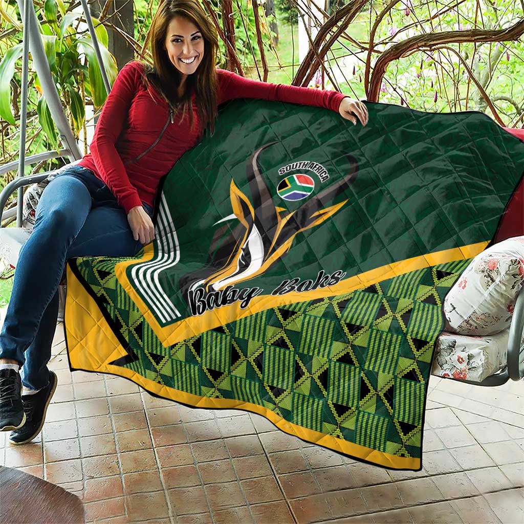 Rugby South Africa Quilt Baby Boks Go Champions