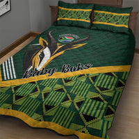 Rugby South Africa Quilt Bed Set Baby Boks Go Champions