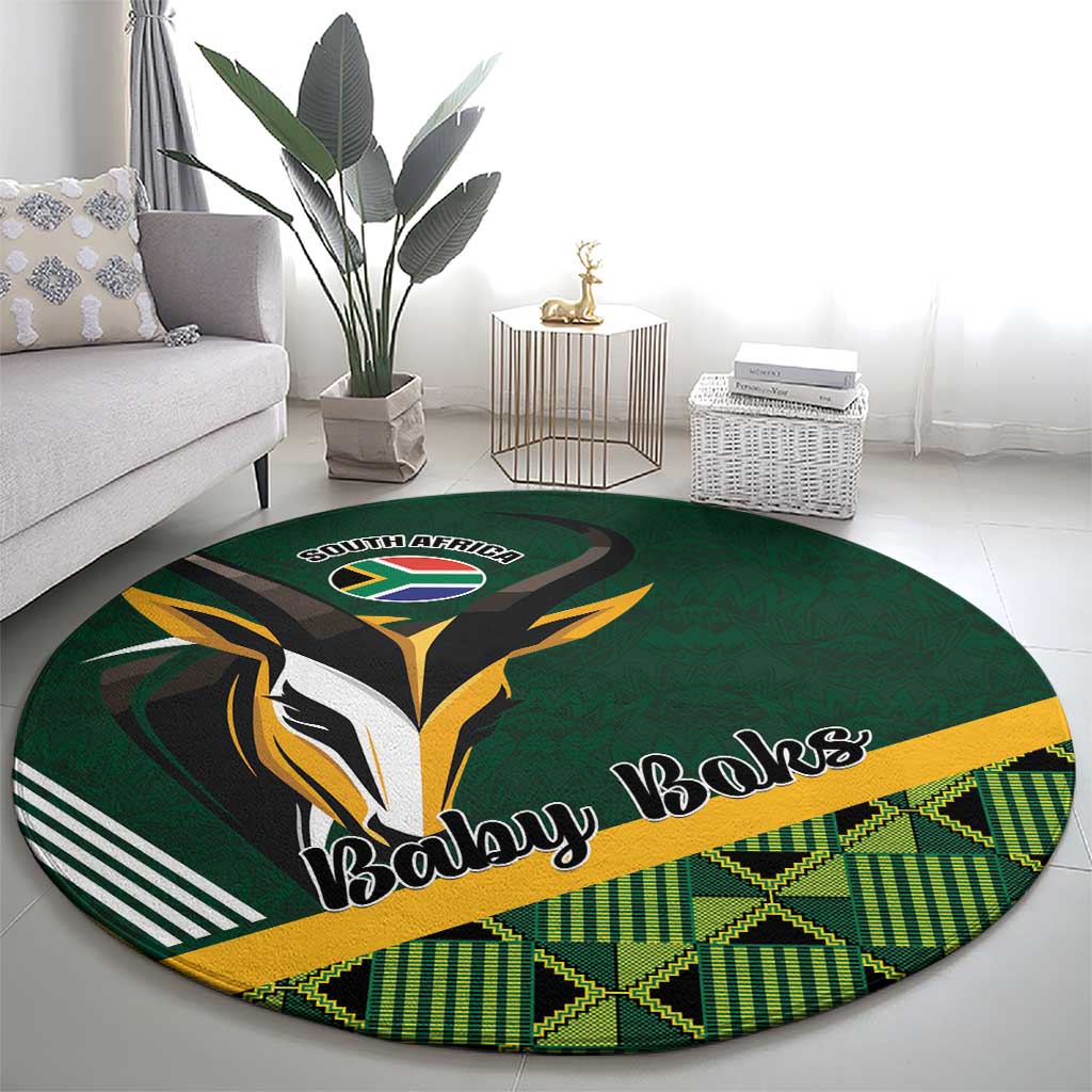 Rugby South Africa Round Carpet Baby Boks Go Champions