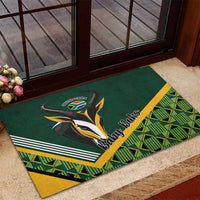 Rugby South Africa Rubber Doormat Baby Boks Go Champions
