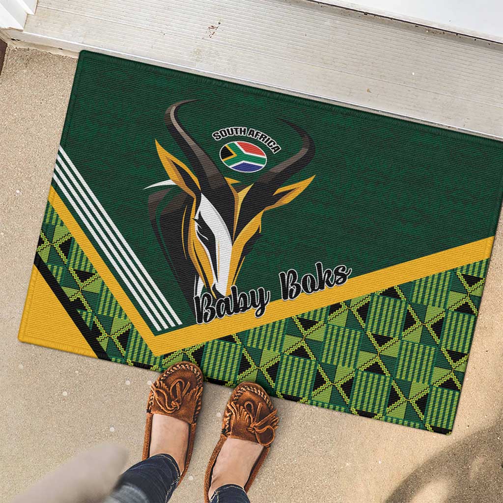 Rugby South Africa Rubber Doormat Baby Boks Go Champions