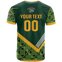Custom Rugby South Africa T Shirt Baby Boks Go Champions