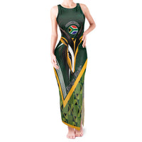 Custom Rugby South Africa Tank Maxi Dress Baby Boks Go Champions
