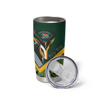 Custom Rugby South Africa Tumbler Cup Baby Boks Go Champions