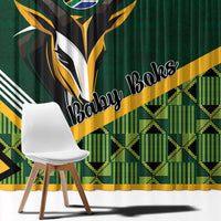 Rugby South Africa Window Curtain Baby Boks Go Champions